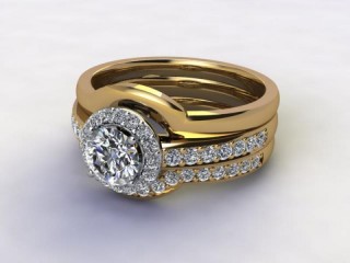 Engagement Ring: Bridal Sets Round-01-2800-1410