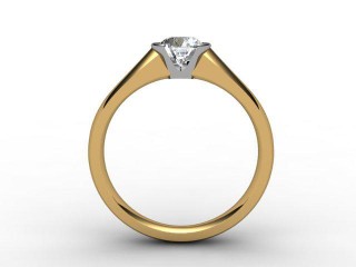 Certificated Round Diamond Solitaire Engagement Ring in 18ct. Gold - 3