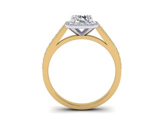 Certificated Round Diamond in 18ct. Gold - 9