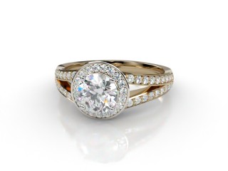 Certificated Round Diamond in 18ct. Gold