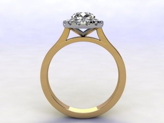 Certificated Round Diamond in 18ct. Gold - 3