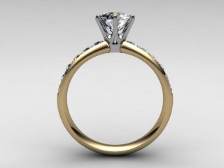 Certificated Round Diamond in 18ct. Gold - 3