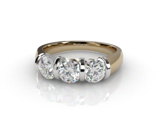 Engagement Ring: 3 Stone Round-01-2833-1001