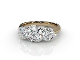 Engagement Ring: 3 Stone Round