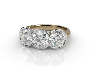 Engagement Ring: 3 Stone Round-01-2833-1009