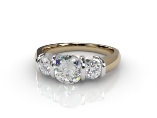 Engagement Ring: 3 Stone Round-01-2833-1015