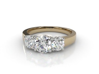 Engagement Ring: 3 Stone Round-01-2833-1016