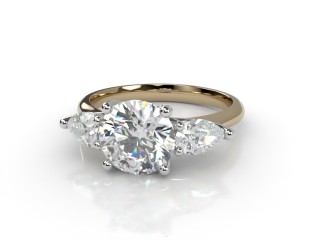 Engagement Ring: 3 Stone Round+-01-2833-2303