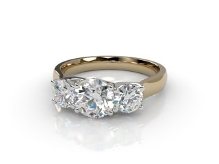 Engagement Ring: 3 Stone Round-01-2833-2310