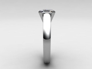 Certificated Princess-Cut Diamond Solitaire Engagement Ring in Platinum - 6