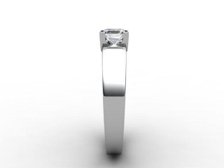 Certificated Princess-Cut Diamond Solitaire Engagement Ring in Platinum - 6
