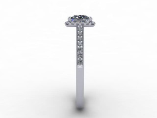 Certificated Princess-Cut Diamond in Platinum - 6