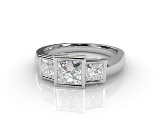 Engagement Ring: 3 Stone Princess-Cut-02-0133-1008