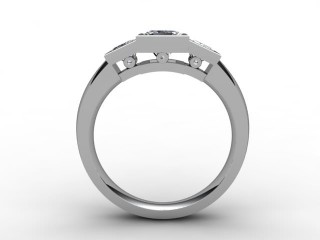 Engagement Ring: 3 Stone Princess-Cut - 6