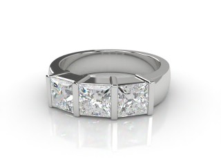 Engagement Ring: 3 Stone Princess-Cut-02-0133-1018
