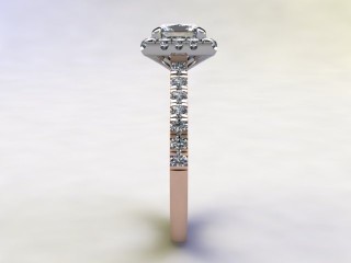 Certificated Princess-Cut Diamond in 18ct. Rose Gold - 6