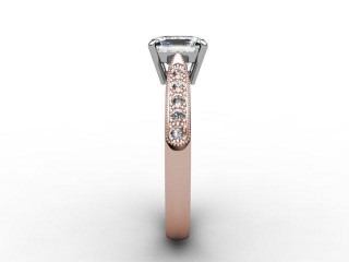 Certificated Princess-Cut Diamond in 18ct. Rose Gold - 6