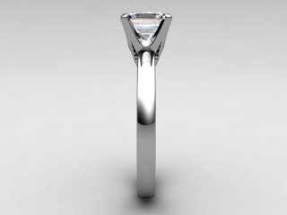 Certificated Princess-Cut Diamond Solitaire Engagement Ring in 18ct. White Gold - 6
