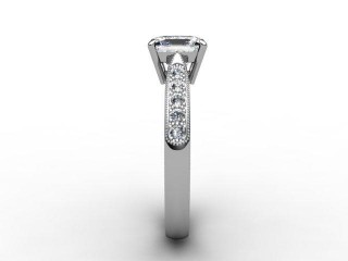 Certificated Princess-Cut Diamond in 18ct. White Gold - 6