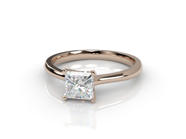 Engagement Ring: Solitaire Princess - Main Picture