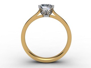 Certificated Princess-Cut Diamond Solitaire Engagement Ring in 18ct. Gold - 3