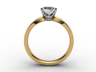 Engagement Ring: Solitaire Princess-Cut - 3