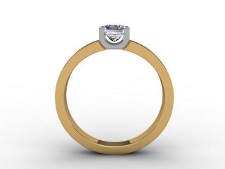 Certificated Princess-Cut Diamond Solitaire Engagement Ring in 18ct. Gold - 3