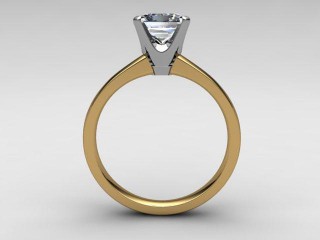 Engagement Ring: Solitaire Princess-Cut - 3