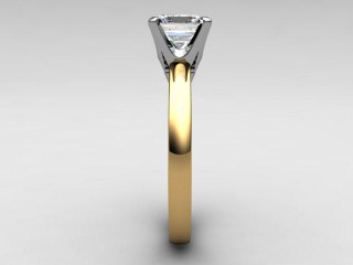 Certificated Princess-Cut Diamond Solitaire Engagement Ring in 18ct. Gold - 6