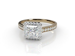 Certificated Princess-Cut Diamond in 18ct. Gold-02-2800-8248