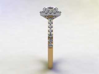 Engagement Ring: Halo Cluster Princess-Cut - 6