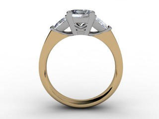 Engagement Ring: 3 Stone Princess - 6