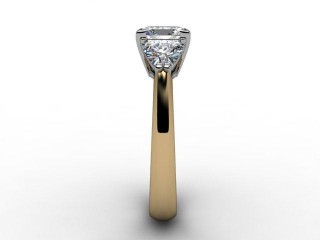 Certificated Princess-Cut Diamond in 18ct. Gold - 9