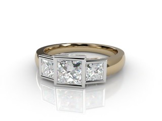 Engagement Ring: 3 Stone Princess-Cut-02-2833-1008