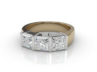 Engagement Ring: 3 Stone Princess-Cut-02-2833-1018