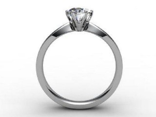 Certificated Oval Diamond Solitaire Engagement Ring in Platinum - 3