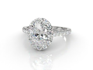 Engagement Ring: Halo Cluster Oval-cut-03-0100-8919