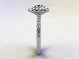 Engagement Ring: Halo Cluster Oval-cut - 6