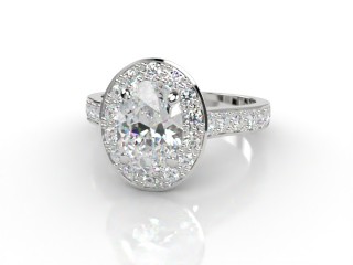 Engagement Ring: Halo Cluster Oval-cut-03-0100-8921