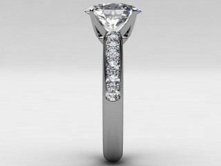 Engagement Ring: Diamond Band Oval-cut - 6