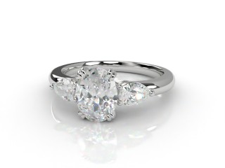 Engagement Ring: 3 Stone Oval+-03-0533-2304