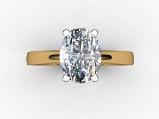 Engagement Ring: Solitaire Oval-Cut - 9