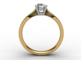 Certificated Oval Diamond Solitaire Engagement Ring in 18ct. Gold - 3