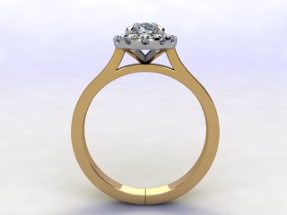 Certificated Oval Diamond in 18ct. Gold - 3