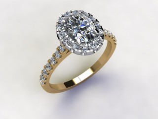 Certificated Oval Diamond in 18ct. Gold - 12