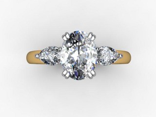 Engagement Ring: 3 Stone Oval+ - 12