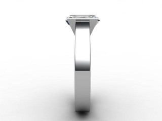 Certificated Emerald-Cut Diamond Solitaire Engagement Ring in Platinum - 6