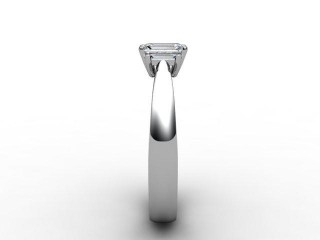 Engagement Ring: 3 Stone Emerald-Cut - 9