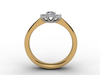 Engagement Ring: 3 Stone Emerald-Cut - 6