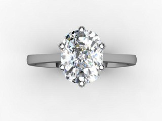 Certificated Cushion-Cut Diamond Solitaire Engagement Ring in Platinum - 9